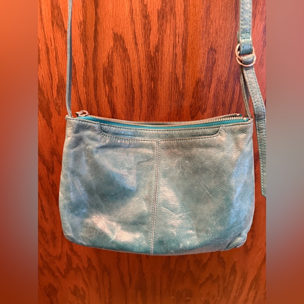 Teal "HOBO" Crossbody Bag - Picture 7 of 8